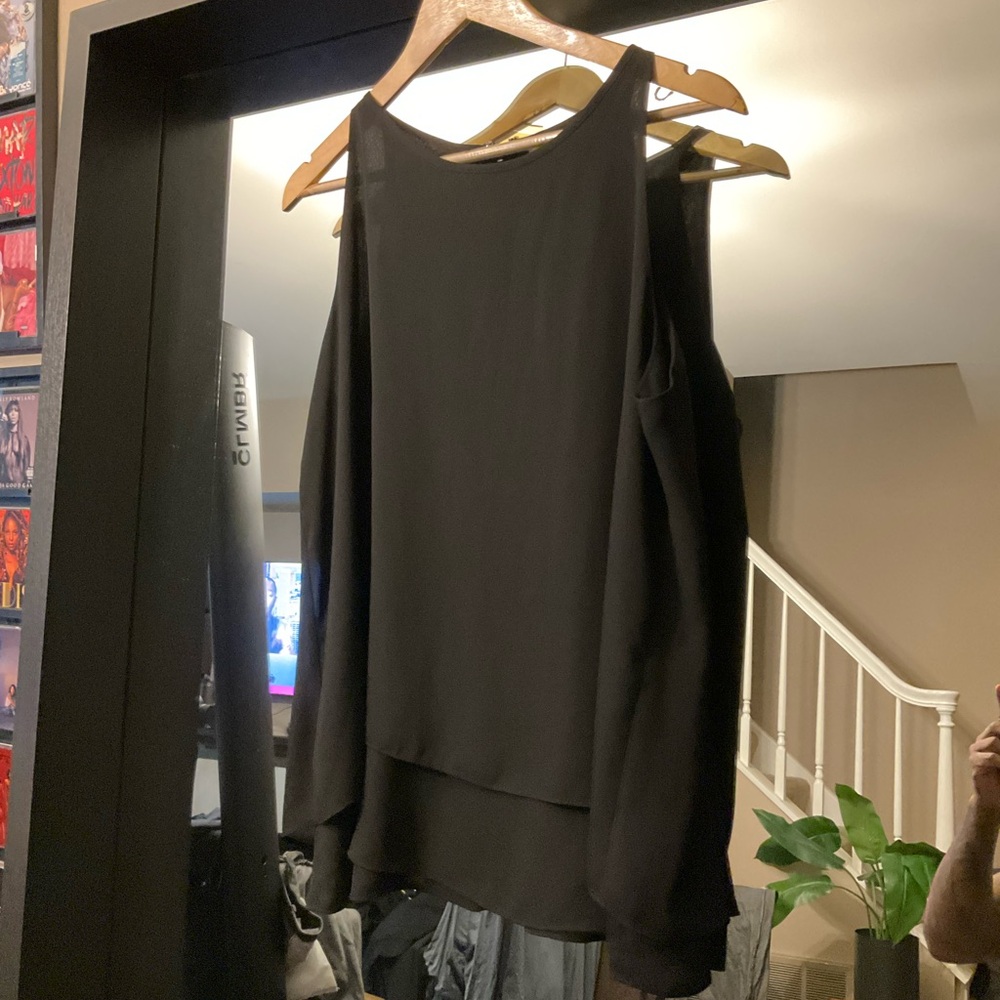(Lori) Mercer & Madison Black Blouse